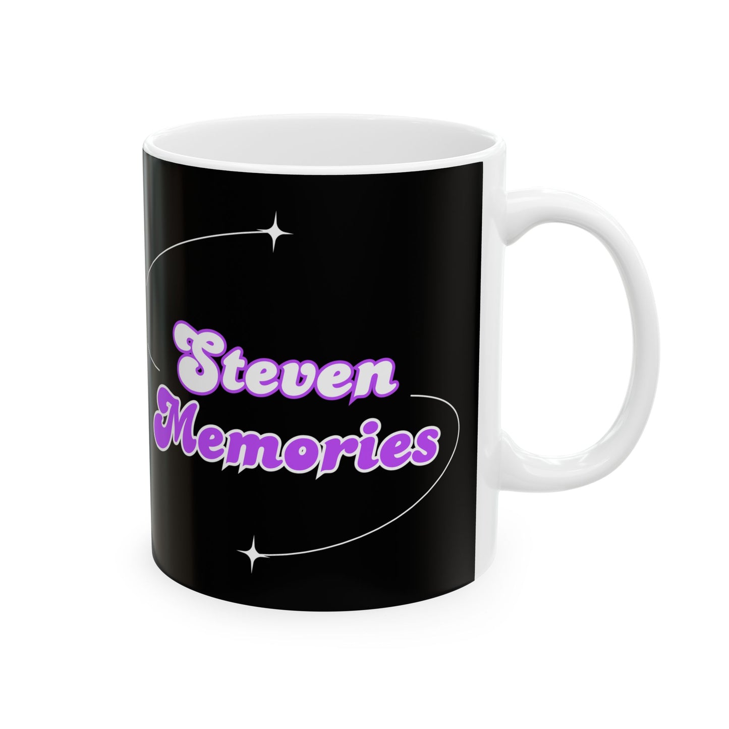 Steven Memories Ceramic Mug, (11oz, 15oz) - Black