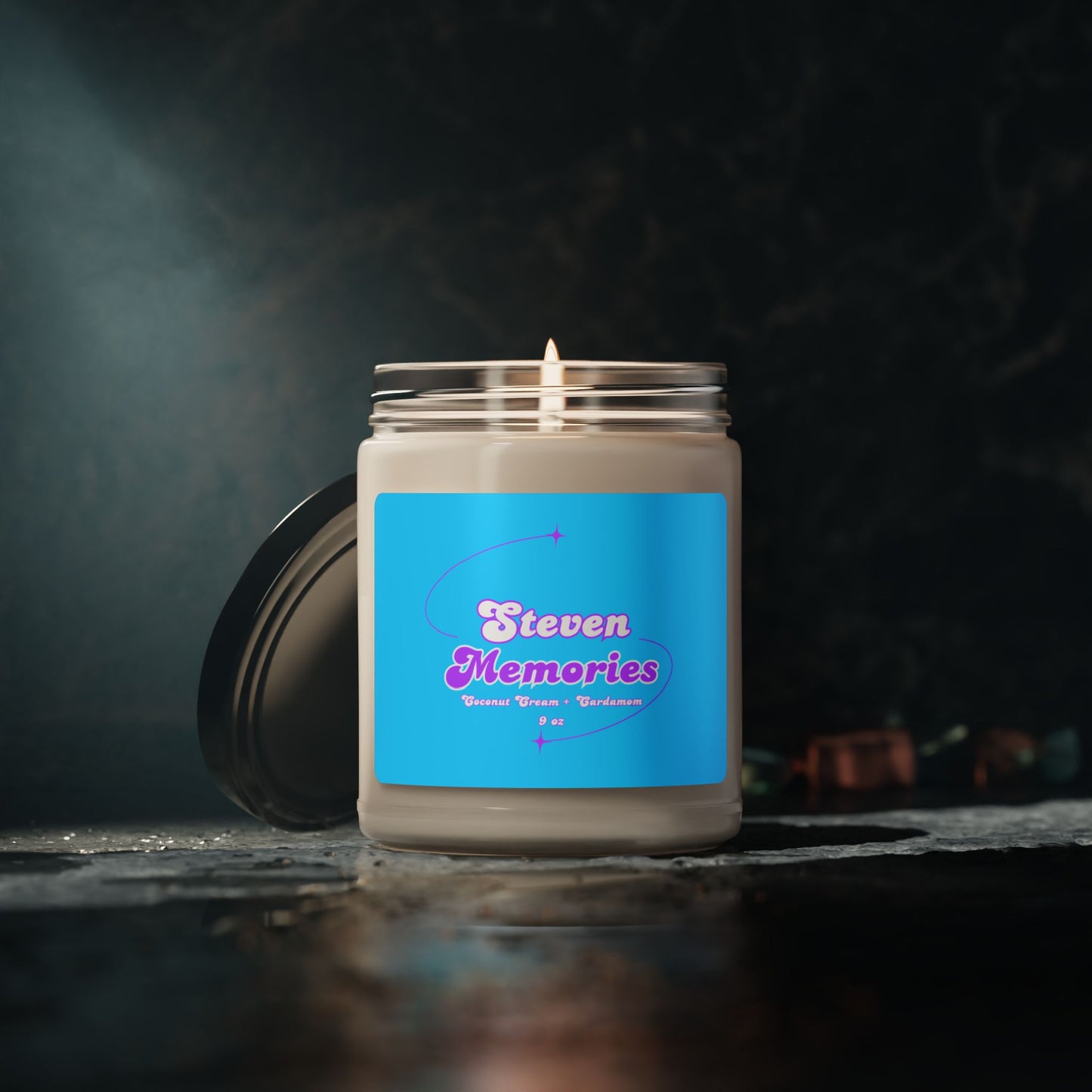 Steven Memories "Coconut Cream + Cardamom" Soy Candle, 9oz