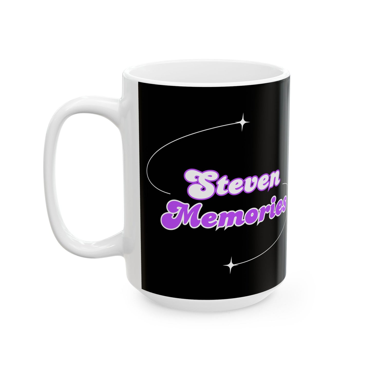 Steven Memories Ceramic Mug, (11oz, 15oz) - Black