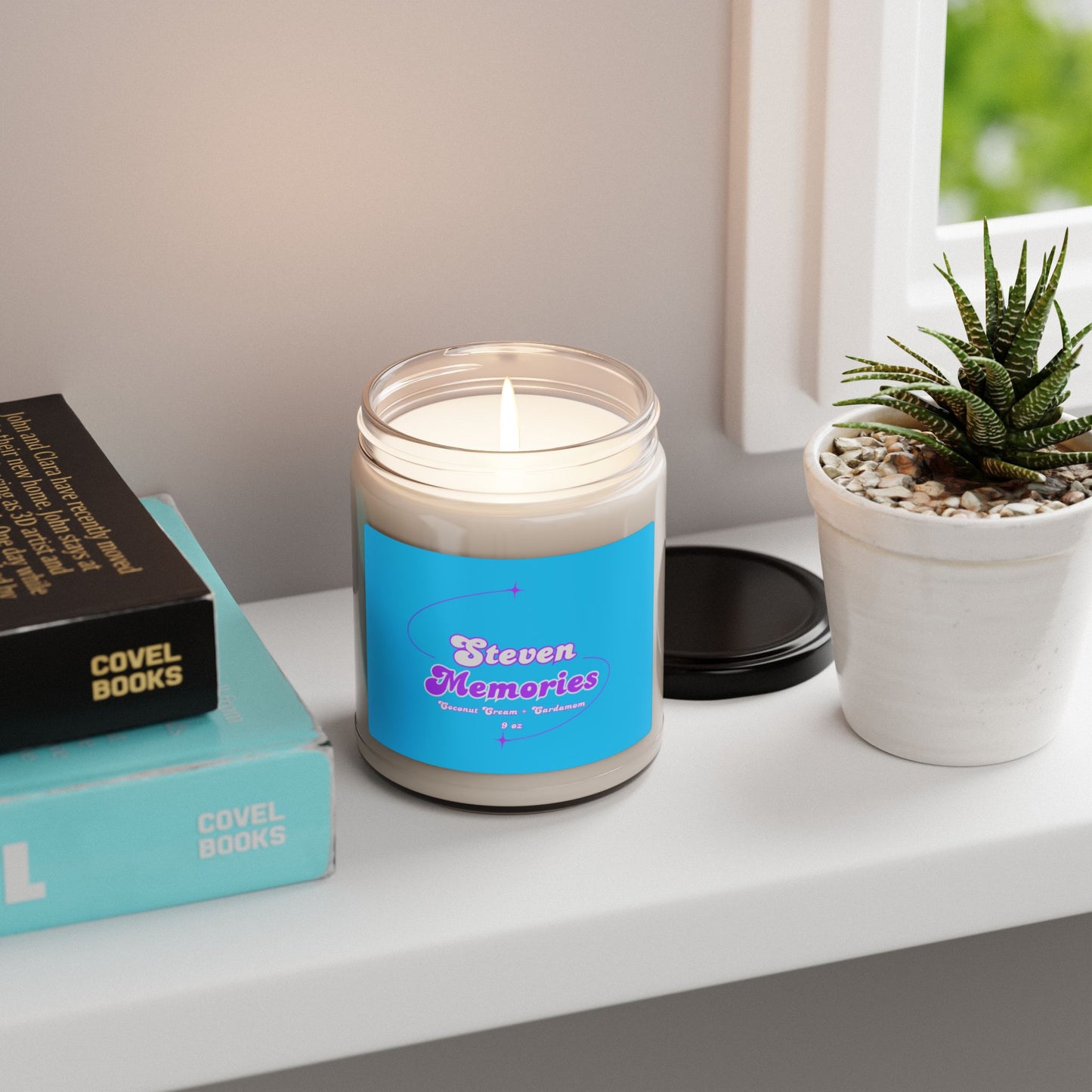 Steven Memories "Coconut Cream + Cardamom" Soy Candle, 9oz