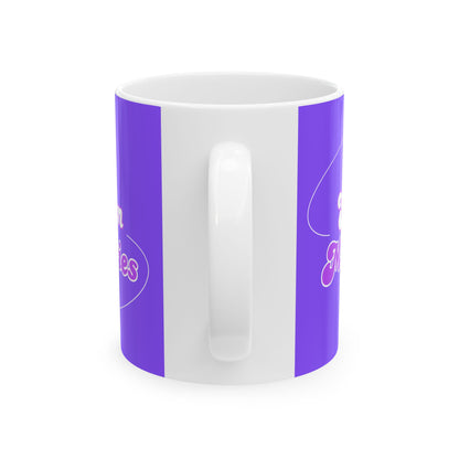 Steven Memories Ceramic Mug, (11oz, 15oz) - Purple