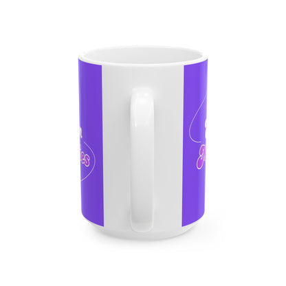 Steven Memories Ceramic Mug, (11oz, 15oz) - Purple