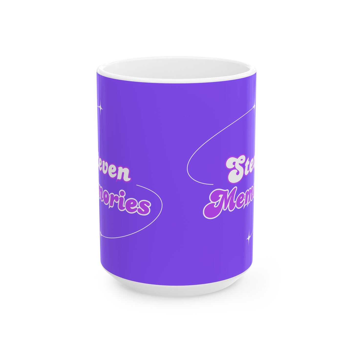 Steven Memories Ceramic Mug, (11oz, 15oz) - Purple