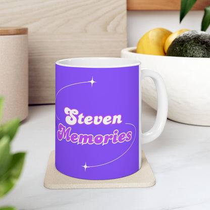 Steven Memories Ceramic Mug, (11oz, 15oz) - Purple